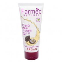 2660 Farmec Natural - Crema maini si unghii argan, 100 ml