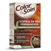 Vopsea de par blond aluna 7N, Color&Soin