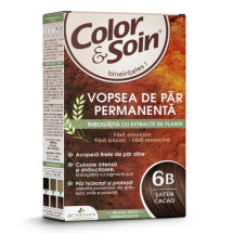 Vopsea de par maron cacao 6B, Color&Soin