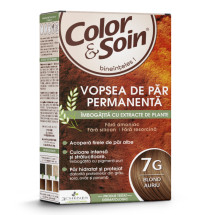 Vopsea de par blond auriu 7G, Color&Soin