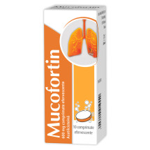 Mucofortin 600 mg X 10 comprimate efervescente