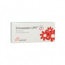 Simvastatin LPH 40mg, 3 blistere x 10 comprimate filmate LBM