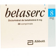 Betaserc 8 mg, 30 comprimate