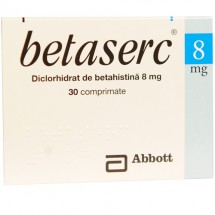  Betaserc 8 mg x 30 comprimate