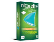 Nicorette Freshfruit 2 mg x 30 gume medicamentoase masticabile