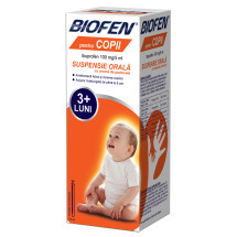 Biofen pentru copii 100 mg/5 ml X 100 ml suspensie