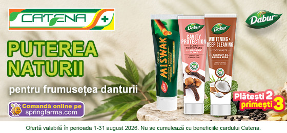Puterea naturii pentru ingrijirea danturii: Dabur