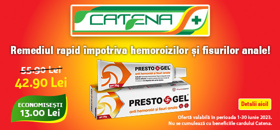 Gelul PrestoGel, anti-hemoroizi si fisuri anale