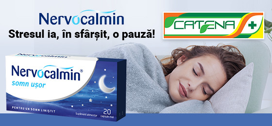 Nervocalmin Somn Usor – stresul ia, in sfarsit, o pauza
