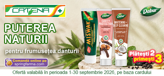 Puterea naturii pentru ingrijirea danturii: Dabur