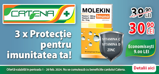 Molekin Imuno, protectie tripla pentru imunitatea ta 