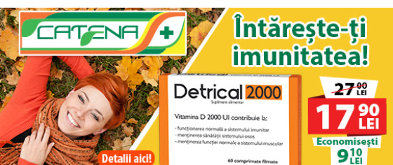 Imunitate intarita cu Detrical 2000! 