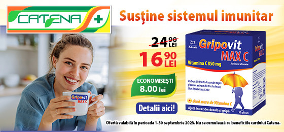 Gripovit Max C… te ajuta sa ai o imunitate puternica 