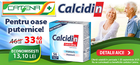 Calcidin, pentru oase puternice! 