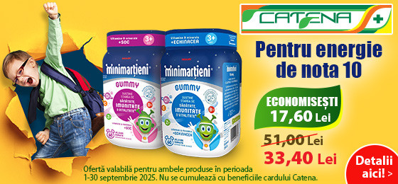 Minimartienii sustin imunitatea celor mici!