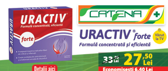Uractiv Forte – formula concentrata si eficienta pentru apartul urinar!