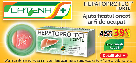Protejeaza-ti ficatul cu Hepatoprotect Forte