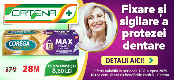 Corega Max Fixare + Sigilare, solutia optima pentru fixarea si sigilarea protezei dentare 
